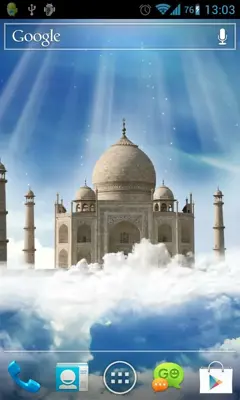 Taj Mahal Live Wallpaper android App screenshot 0